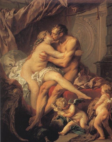 Francois Boucher Hercules and Omphale oil painting image